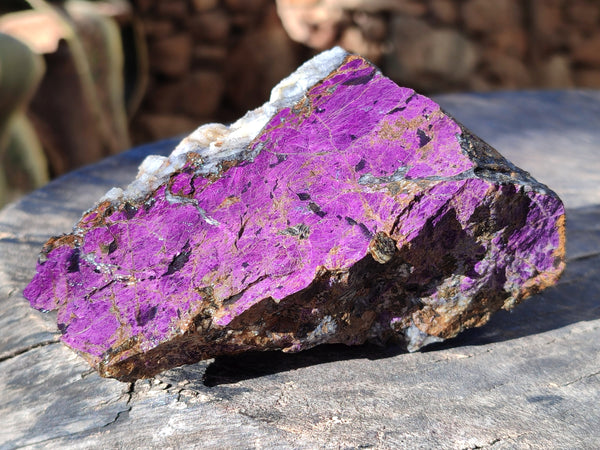 Natural Metallic Purpurite Cobbed Specimens x 6 From Erongo, Namibia - Toprock Gemstones and Minerals 