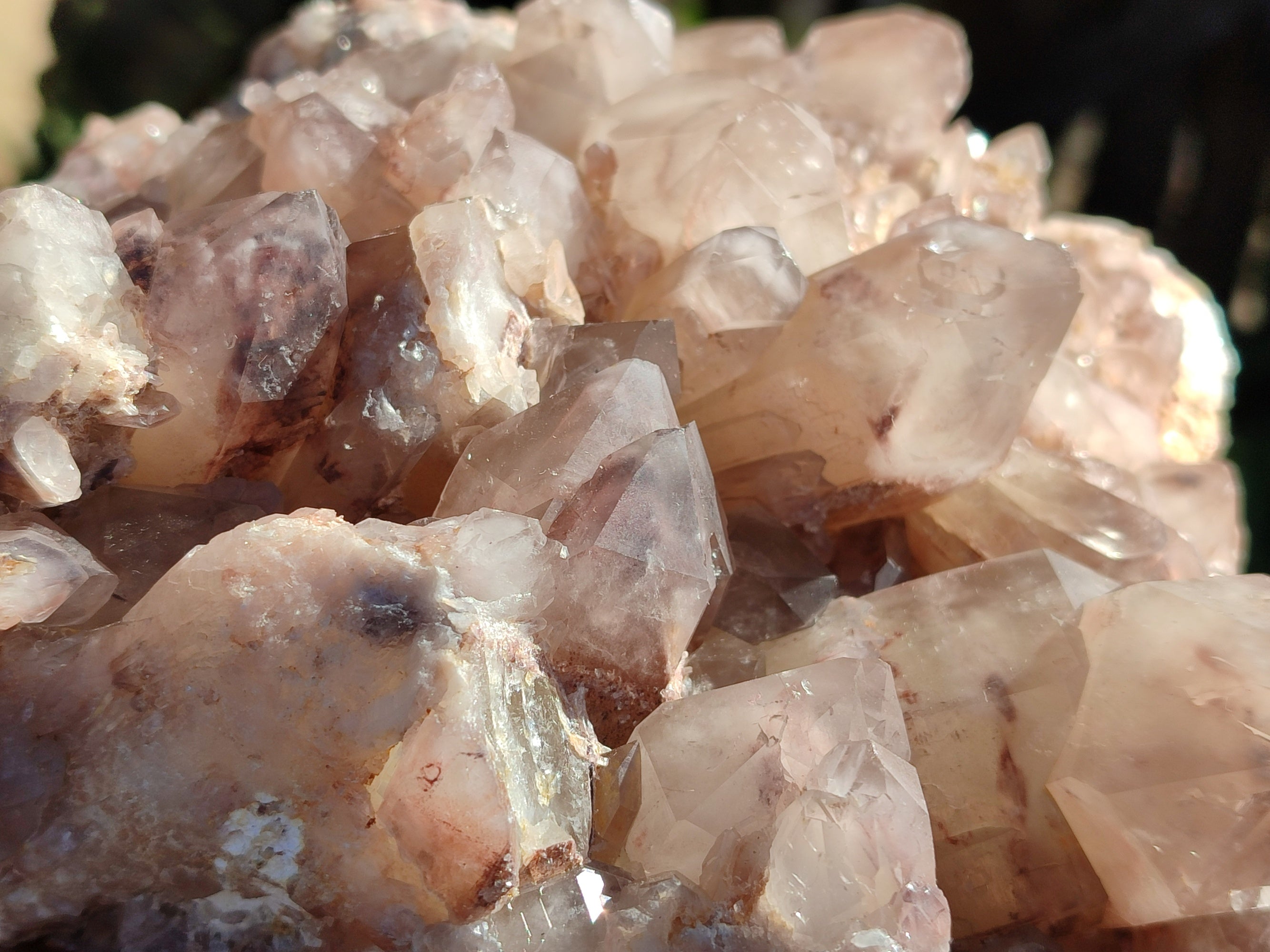 Natural Large Red Hematoid Quartz Cluster x 1 From Karoi, Zimbabwe - Toprock Gemstones and Minerals 