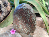 Polished Rare Eclogite Garnet Standing Free Form x 1 From Northern Cape, South Africa - Toprock Gemstones and Minerals 