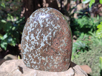 Polished Rare Eclogite Garnet Standing Free Form x 1 From Northern Cape, South Africa - Toprock Gemstones and Minerals 