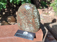Polished Rare Eclogite Garnet Standing Free Form x 1 From Northern Cape, South Africa - Toprock Gemstones and Minerals 