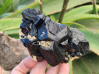 Natural Schorl Black Tourmaline on Orthoclase Matrix with Hyalite Opal x 4 From Erongo, Namibia - Toprock Gemstones and Minerals 