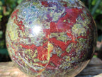 Polished Bastite Dragons Blood Stone Sphere-Ball x 1 From Tshipise, South Africa - Toprock Gemstones and Minerals 
