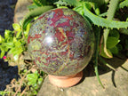 Polished Bastite Dragons Blood Stone Sphere-Ball x 1 From Tshipise, South Africa - Toprock Gemstones and Minerals 