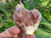 Natural Red Hematoid Quartz Clusters x 12 From Karoi, Zimbabwe
