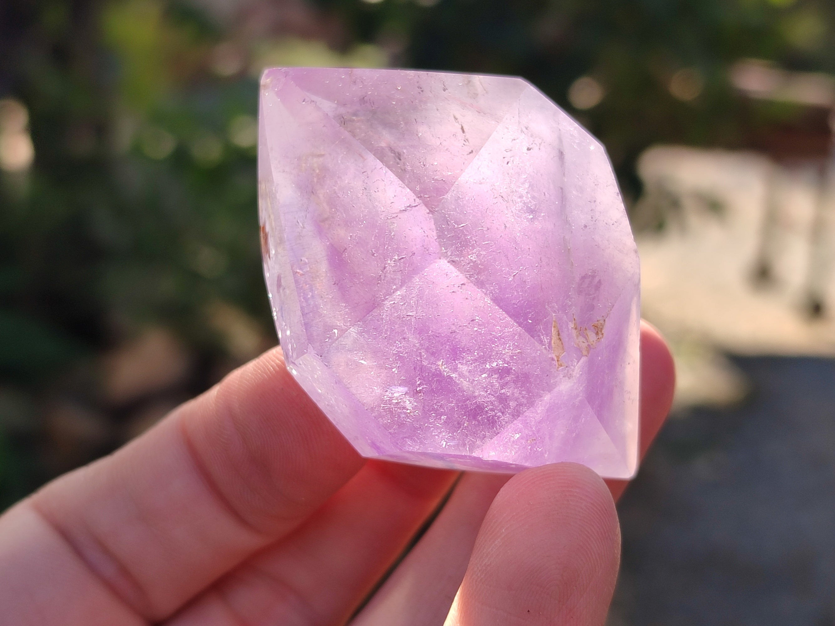 Polished Smokey Window Amethyst Quartz Points x 15 From Akansobe, Madagascar - Toprock Gemstones and Minerals 