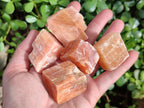 Natural Rhombohedral Sunset Orange Calcite Specimens x 35 From Spitzkop, Namibia - Toprock Gemstones and Minerals 