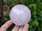 Polished Star Rose Quartz Spheres x 3 From Ambatondrazaka, Madagascar - Toprock Gemstones and Minerals 