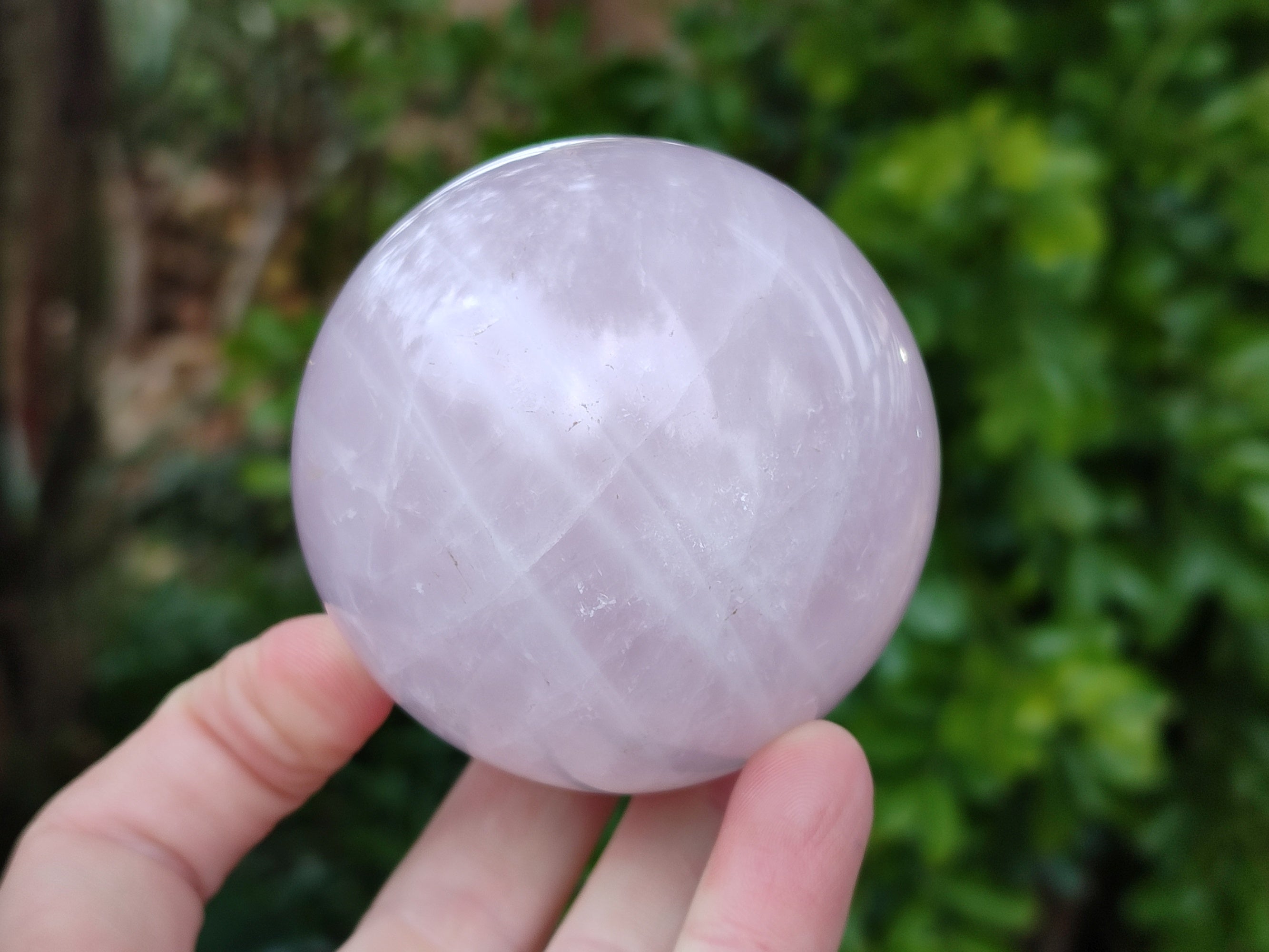 Polished Star Rose Quartz Spheres x 3 From Ambatondrazaka, Madagascar - Toprock Gemstones and Minerals 