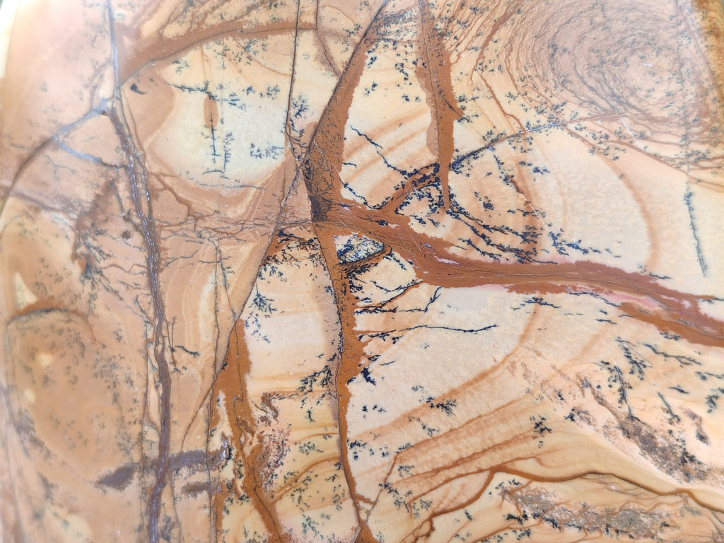 Polished Large Picture Stone Jasper Standing Free Form x 1 From Ais-Ais, Namibia - Toprock Gemstones and Minerals 