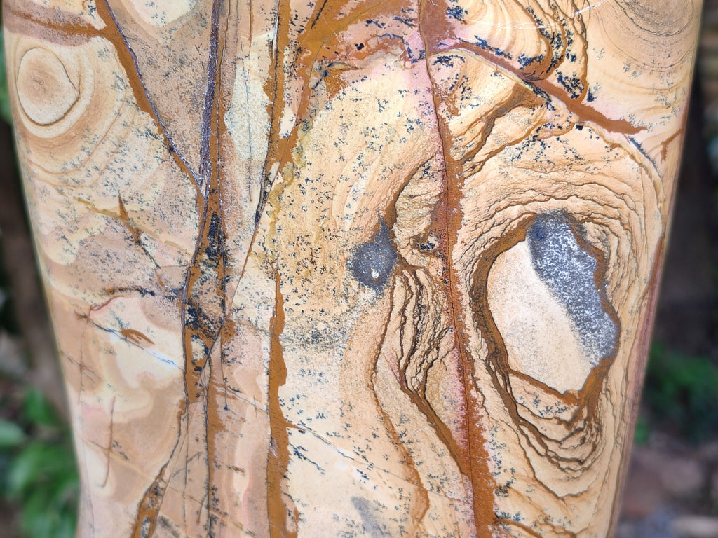 Polished Large Picture Stone Jasper Standing Free Form x 1 From Ais-Ais, Namibia - Toprock Gemstones and Minerals 