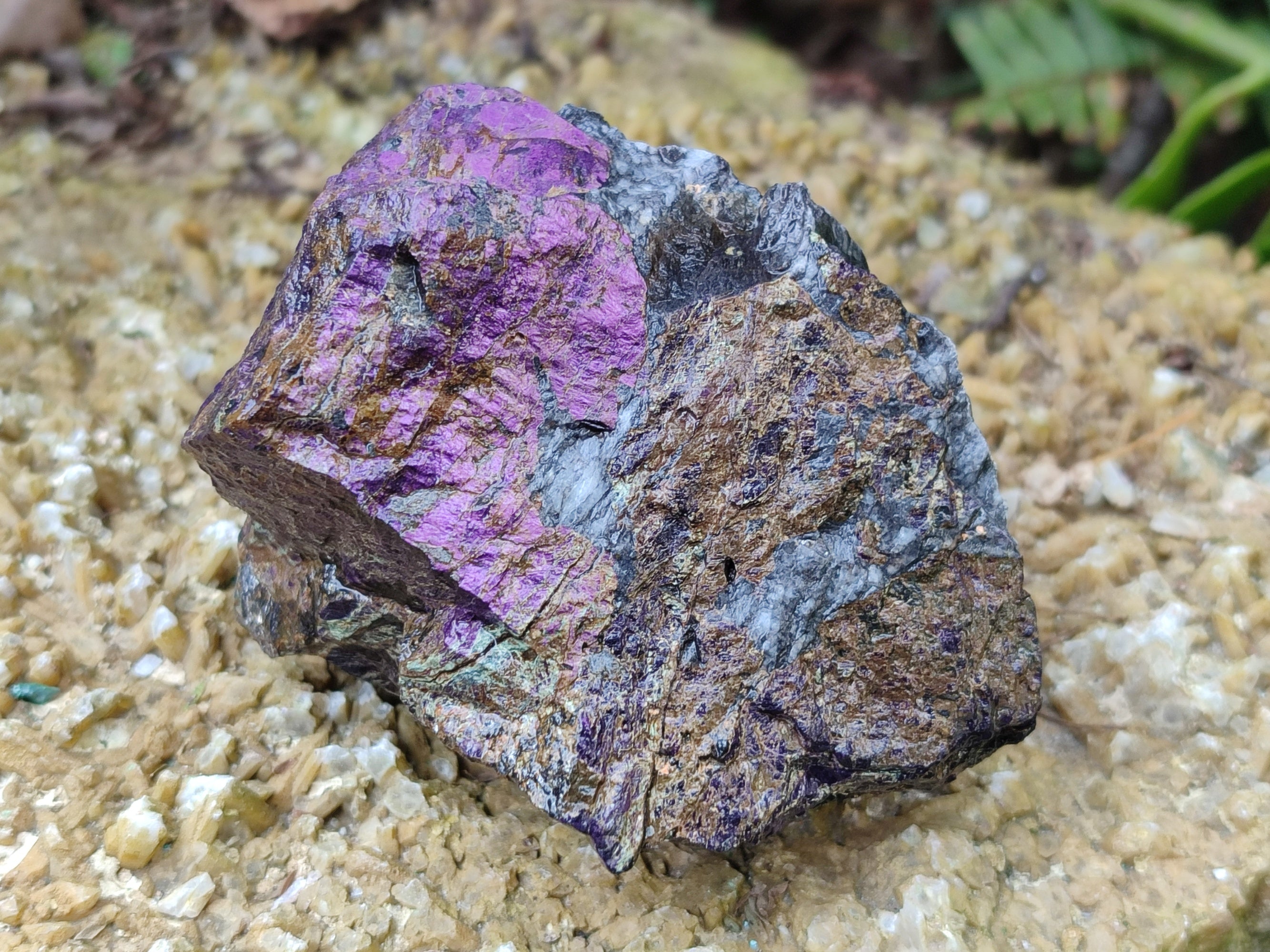 Natural Metallic Purpurite Cobbed Specimens x 4 From Erongo, Namibia - Toprock Gemstones and Minerals 