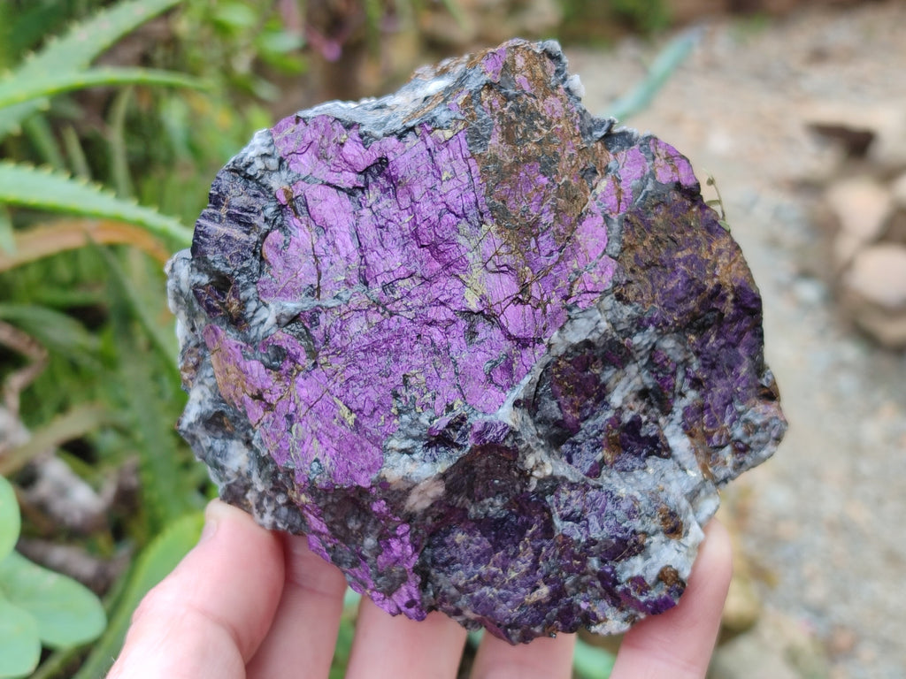 Natural Metallic Purpurite Cobbed Specimens x 4 From Erongo, Namibia - Toprock Gemstones and Minerals 