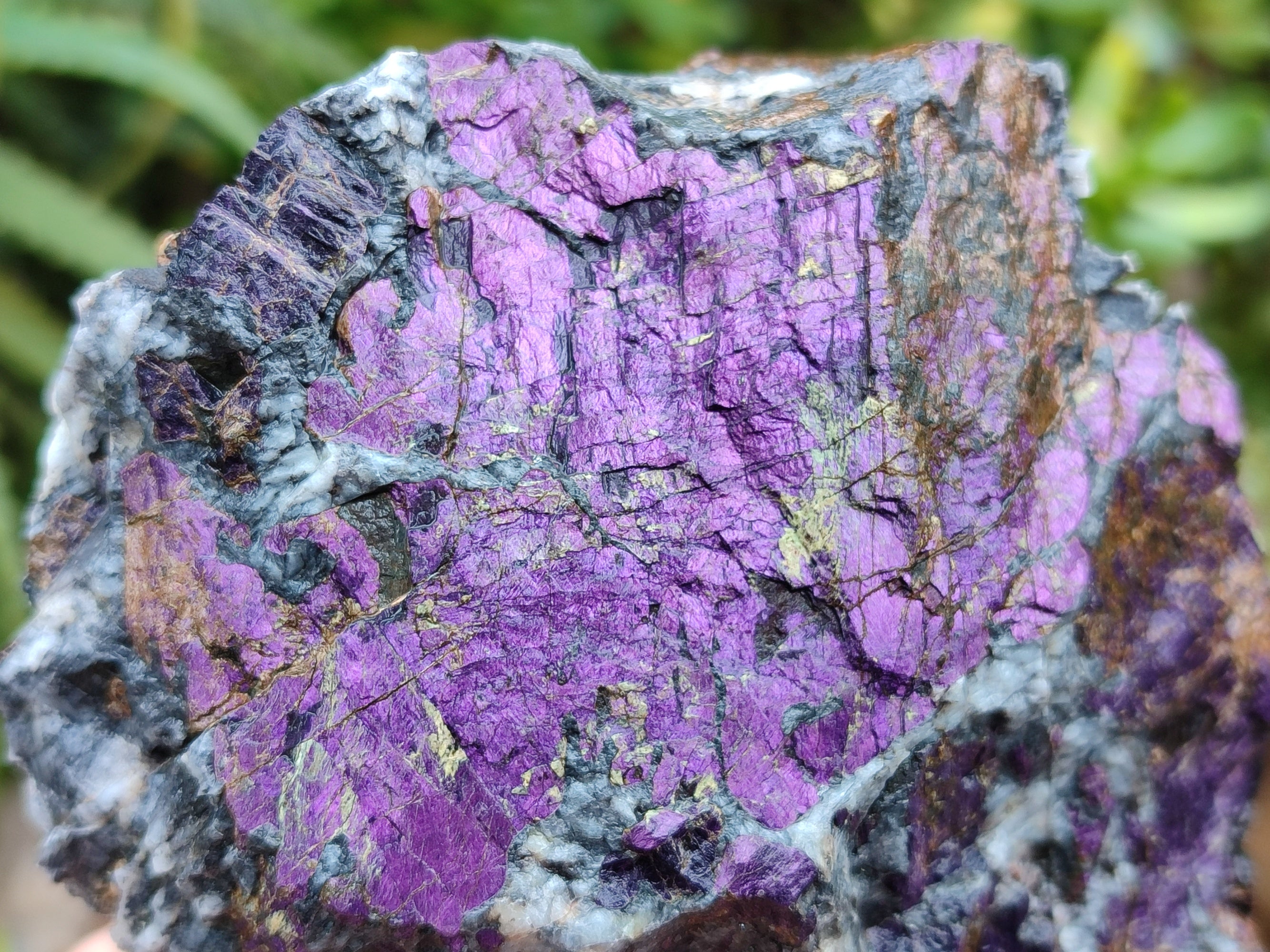 Natural Metallic Purpurite Cobbed Specimens x 4 From Erongo, Namibia - Toprock Gemstones and Minerals 