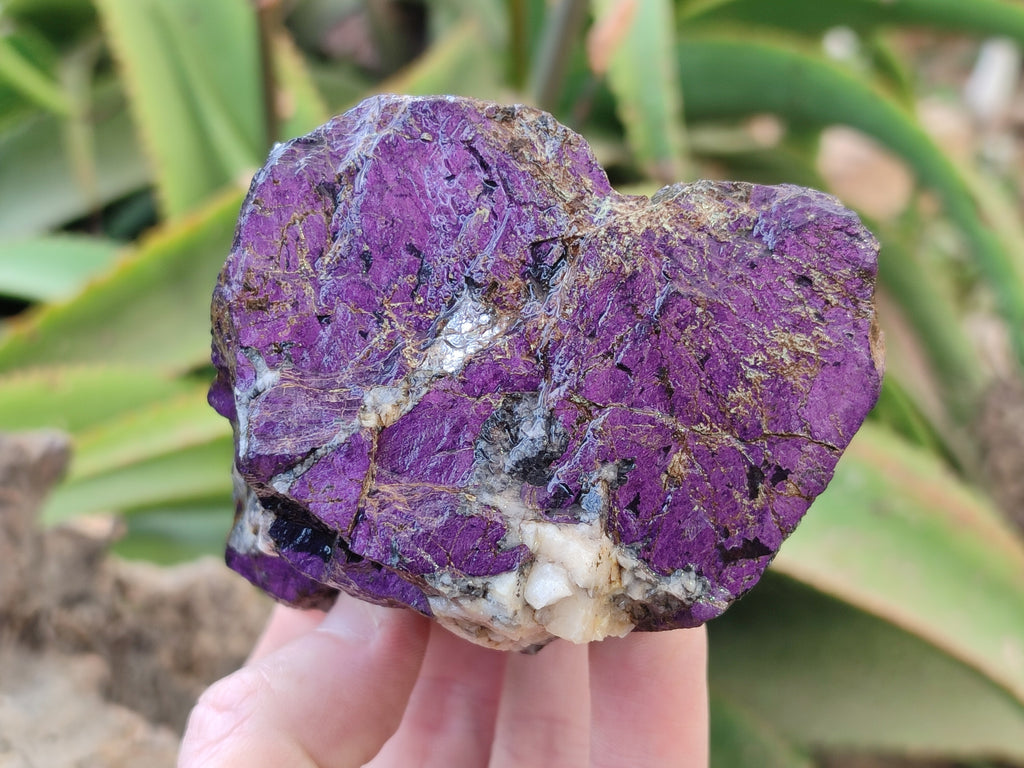 Natural Metallic Purpurite Cobbed Specimens x 4 From Erongo, Namibia - Toprock Gemstones and Minerals 