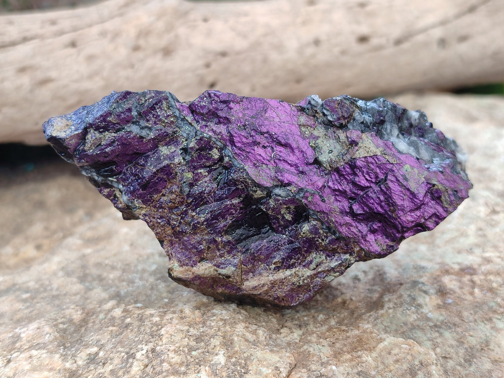 Natural Metallic Purpurite Cobbed Specimens x 4 From Erongo, Namibia - Toprock Gemstones and Minerals 