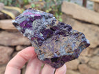 Natural Metallic Purpurite Cobbed Specimens x 4 From Erongo, Namibia - Toprock Gemstones and Minerals 