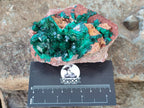 Natural Dioptase On Dolomite Specimens x 3 From Likasi, Congo - Toprock Gemstones and Minerals 