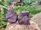 Natural Metallic Purpurite Cobbed Specimens x 17 From Erongo, Namibia - Toprock Gemstones and Minerals 
