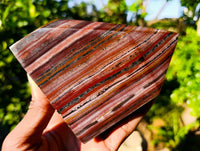 Polished Banded Tiger Iron Points x 2 From South Africa - Toprock Gemstones and Minerals 