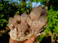 Natural Smokey Phantom Quartz Cluster x 1 From Luena, Congo - Toprock Gemstones and Minerals 
