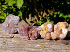 Natural Mixed Spirit Quartz Clusters x 4 From Boekenhouthoek, South Africa - Toprock Gemstones and Minerals 