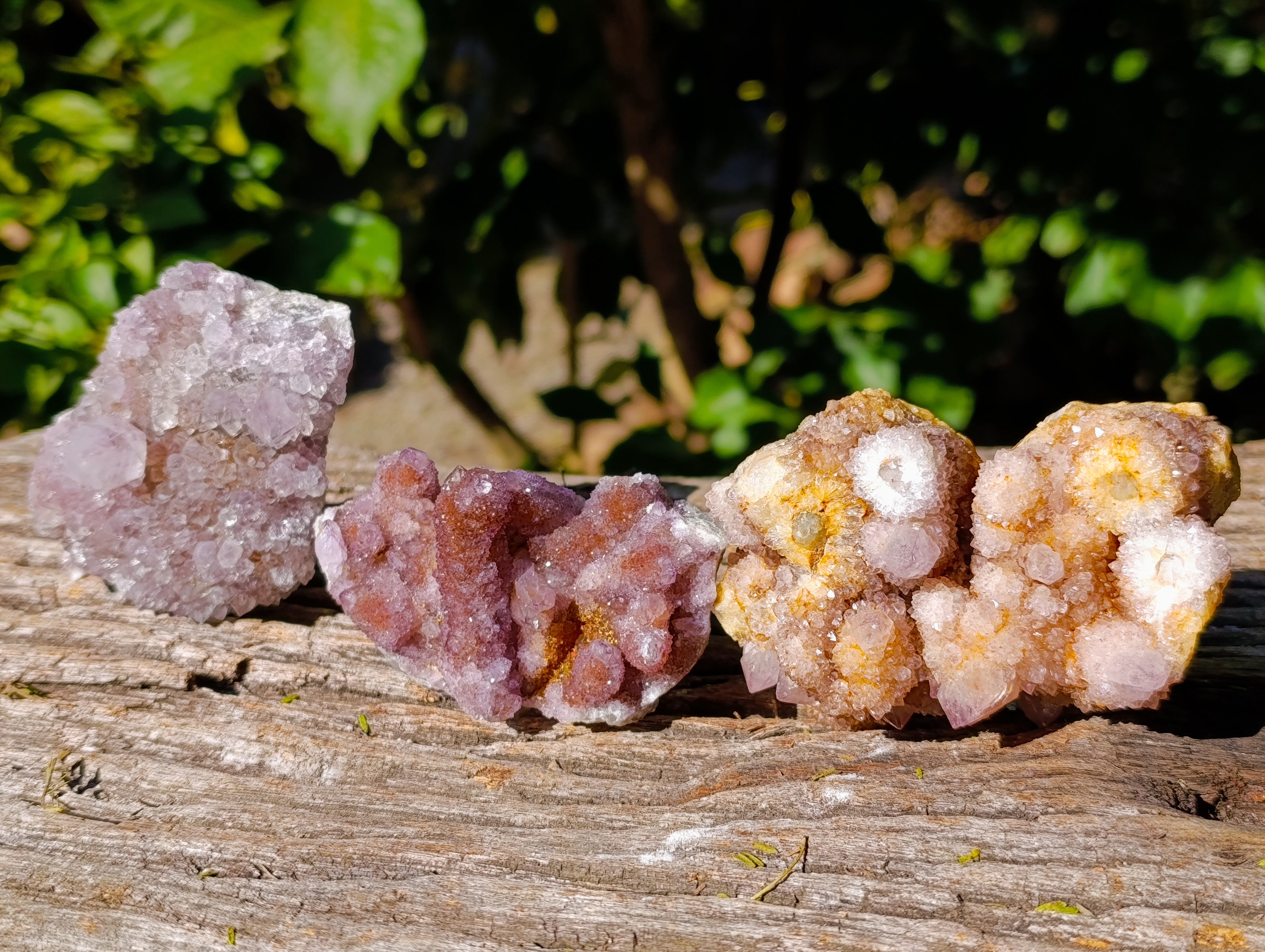Natural Mixed Spirit Quartz Clusters x 4 From Boekenhouthoek, South Africa - Toprock Gemstones and Minerals 
