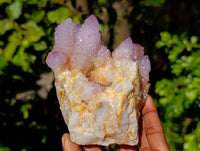 Natural Mixed Spirit Quartz Clusters x 4 From Boekenhouthoek, South Africa
