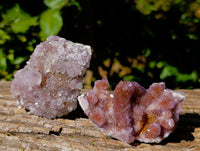 Natural Mixed Spirit Quartz Clusters x 4 From Boekenhouthoek, South Africa