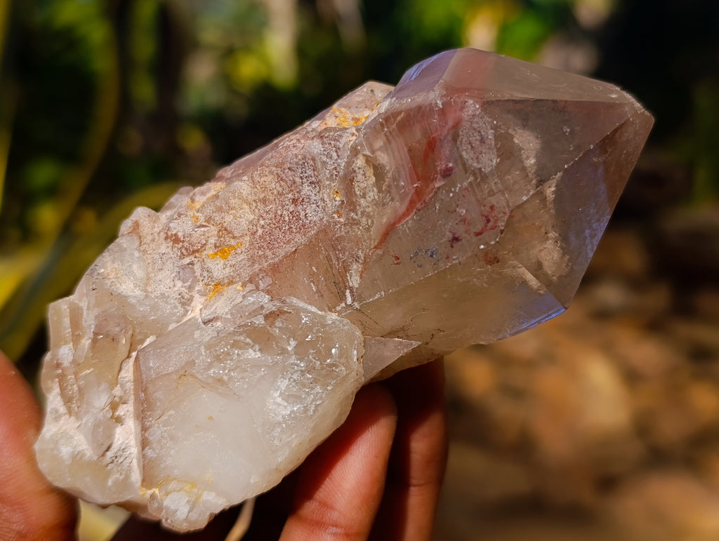 Natural Hematoid Quartz Clusters x 12 From Karoi, Zimbabwe - Toprock Gemstones and Minerals 