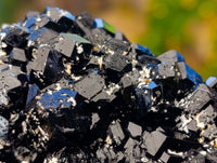 Natural Schorl Black Tourmaline With Hyalite Opal Specimens x 2 From Erongo, Namibia - Toprock Gemstones and Minerals 