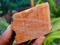 Natural Sunset Orange Calcite Specimens x 12 From Spitzkop, Namibia