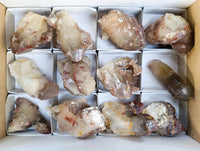 Natural Hematoid Quartz Clusters x 12 From Karoi, Zimbabwe