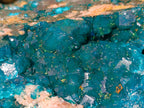 Natural Dioptase On Dolomite Specimens x 3 From Likasi, Congo - Toprock Gemstones and Minerals 