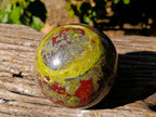 Polished Bastite Dragons Blood Stone Sphere-Ball x 1 From Tshipise, South Africa - Toprock Gemstones and Minerals 