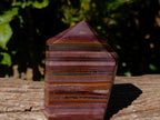 Polished Banded Tiger Iron Jasper Points x 2 From Northern Cape, South Africa - Toprock Gemstones and Minerals 