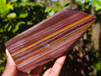 Polished Banded Tiger Iron Jasper Points x 2 From Northern Cape, South Africa - Toprock Gemstones and Minerals 