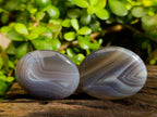 Polished Banded Agate Free Forms and Standing Free Forms x 17 From Madagascar - Toprock Gemstones and Minerals 