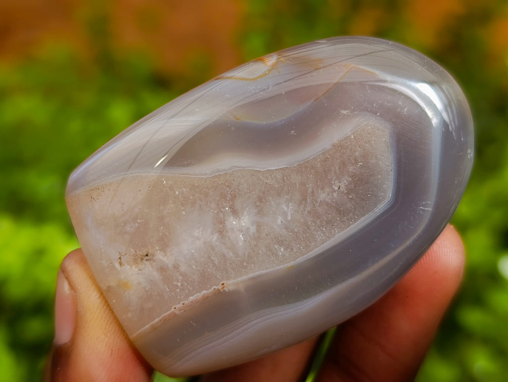 Polished Banded Agate Free Forms and Standing Free Forms x 17 From Madagascar - Toprock Gemstones and Minerals 