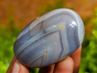 Polished Banded Agate Free Forms and Standing Free Forms x 17 From Madagascar - Toprock Gemstones and Minerals 