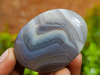 Polished Banded Agate Free Forms and Standing Free Forms x 17 From Madagascar - Toprock Gemstones and Minerals 