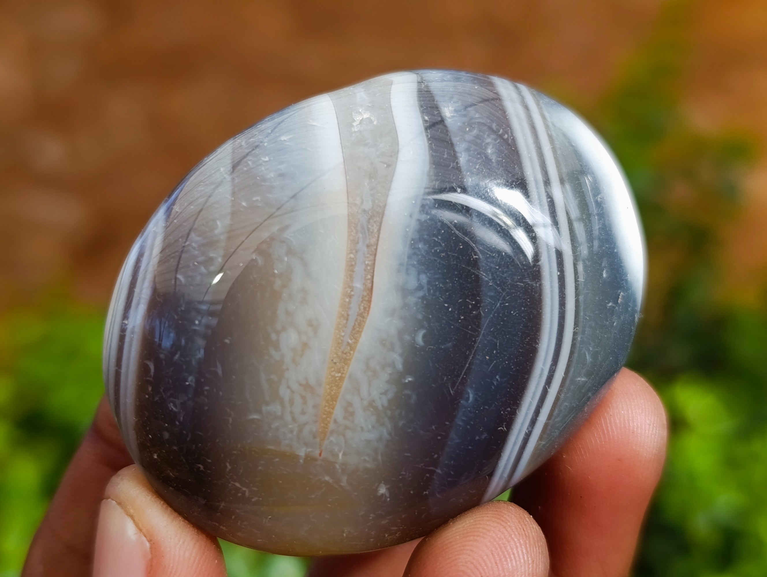 Polished Banded Agate Free Forms and Standing Free Forms x 17 From Madagascar - Toprock Gemstones and Minerals 