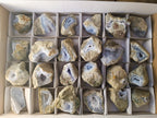 Natural Blue Lace Agate Geodes x 24 From Nsanje, Malawi - Toprock Gemstones and Minerals 