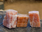 Natural Rhombohedral Sunset Orange Calcite Specimens x 34 From Spitzkop, Namibia - Toprock Gemstones and Minerals 