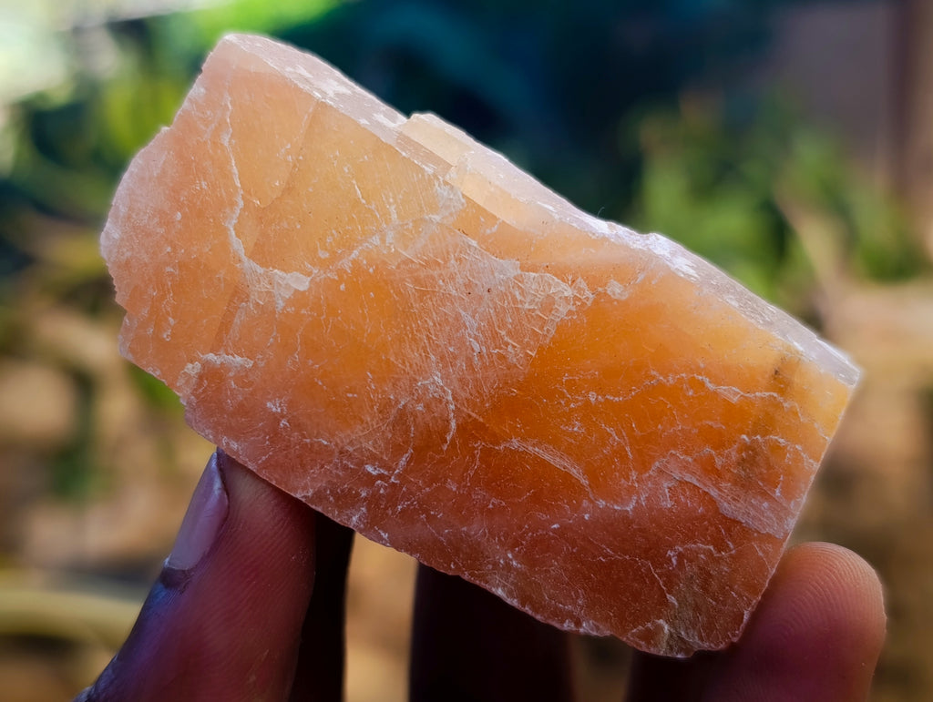 Natural Rhombohedral Sunset Orange Calcite Specimens x 34 From Spitzkop, Namibia - Toprock Gemstones and Minerals 