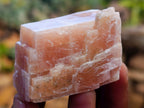Natural Rhombohedral Sunset Orange Calcite Specimens x 34 From Spitzkop, Namibia - Toprock Gemstones and Minerals 