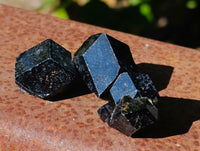 Natural Schorl Black Tourmaline Terminated Crystal Specimens x 70 From Erongo, Namibia - Toprock Gemstones and Minerals 