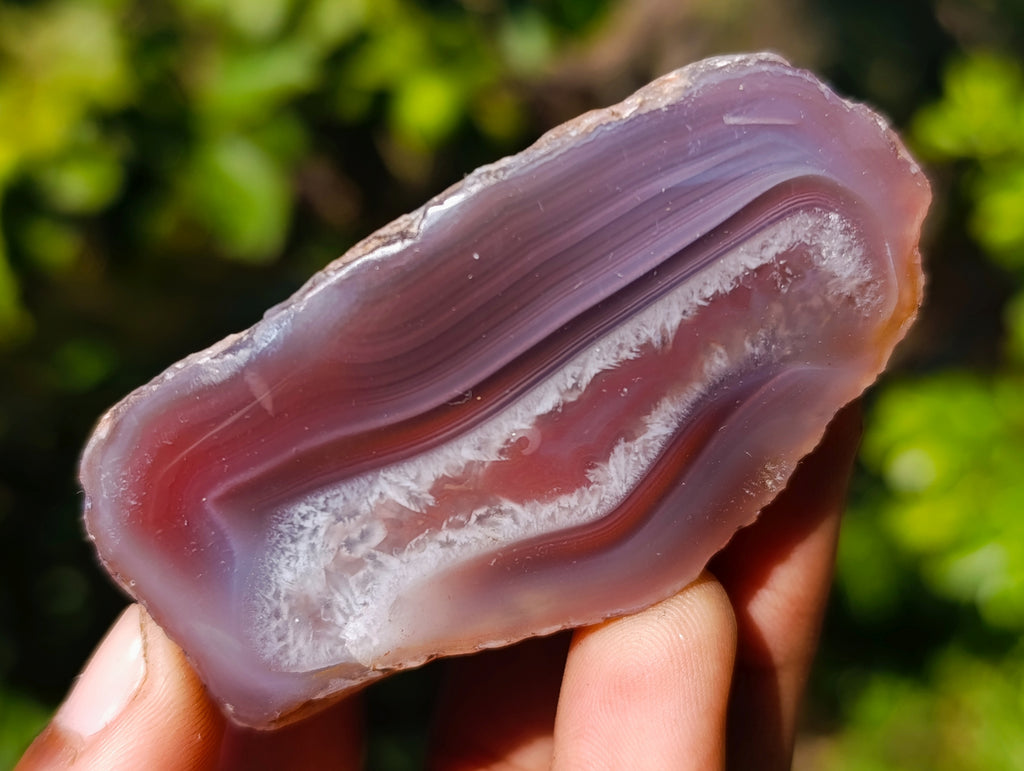 Polished On One Side Red Sashe River Agate Nodules x 20 From Zimbabwe - Toprock Gemstones and Minerals 