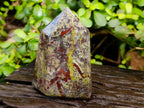 Polished Bastite Dragons Blood Stone Points x 2 From Tshipise, South Africa - Toprock Gemstones and Minerals 