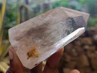Polished Mixed Inclusion Quartz Crystals including Golden Rutile Inclusion x 4 from Madagascar - Toprock Gemstones and Minerals 